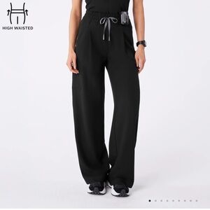 Ultra High Rise Shelby Wide Leg Scrub Pants